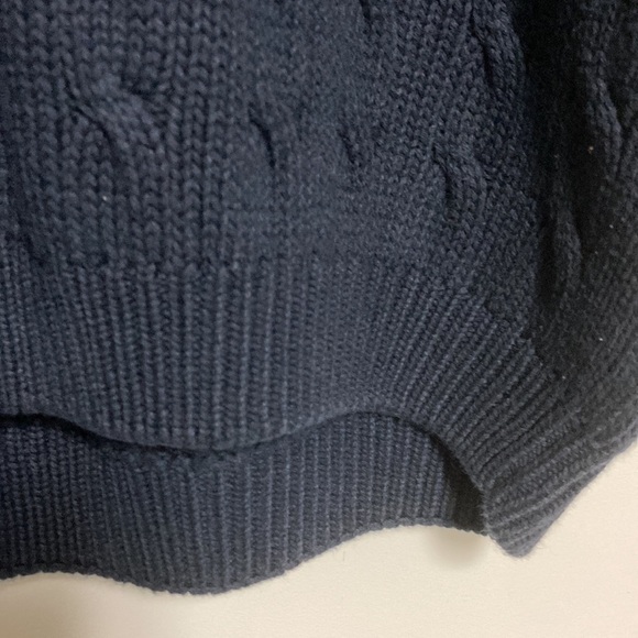 Lord & Taylor Casual Classics V-Neck Navy Blue Sweater Vest - Picture 4 of 10